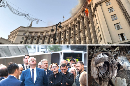 Ukraine: Tòa nhà Nội các là bị Iskander rơi trúng chứ không phải do Shahed