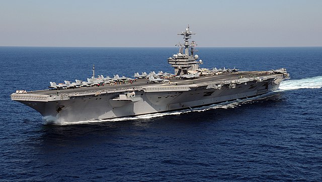 640px US Navy 110129 N 3885H 158 USS George H.W. Bush CVN 77 is underway in the Atlantic Ocean
