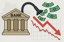 NHNN hút ròng, thị trường chứng khoán giảm phiên thứ 5 liên tiếp