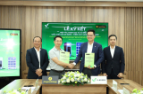 V-Green và Thế giới di động bắt tay làm trạm sạc xe điện