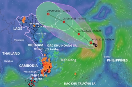 Áp thấp nhiệt đới có thể mạnh lên thành bão số 7, miền Bắc sắp có mưa lớn