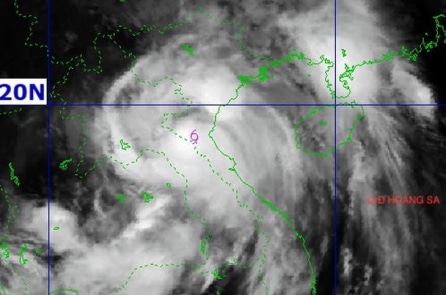 7h ngày 29/9: Bão số 10 vẫn trên đất liền Nghệ An – Hà Tĩnh, giật cấp 11