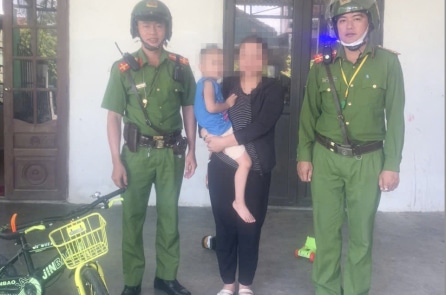 Quảng Trị: Bé trai 3 tuổi đạp xe đi lạc hơn 4km