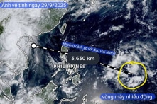 Biển Đông có thể đón bão mới vào đầu tháng 10