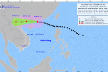 Bão Ragasa sẽ đổ vào Quảng Ninh, Hải Phòng vào rạng sáng, sức gió đủ giật tung mái tôn
