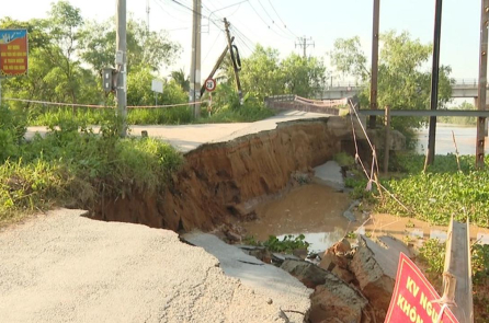 Đồng Tháp thiệt hại 191,7 tỷ đồng do sạt lở và dông lốc trong 8 tháng