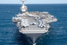 Mỹ điều động tàu sân bay USS Ford tới Caribe trấn áp buôn bán ma túy