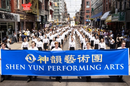 ĐCSTQ đàn áp Pháp Luân Công và Shen Yun xuyên quốc gia theo chiều từ trên xuống