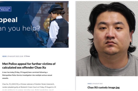 Một người đàn ông Trung Quốc thừa nhận phạm hơn 20 tội tình dục ở Anh