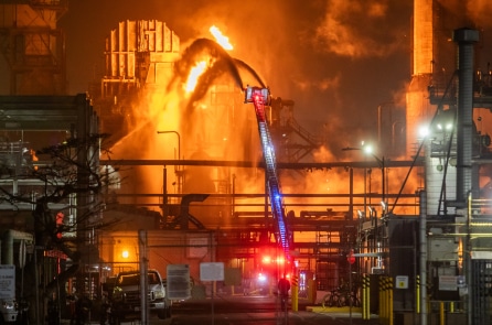 Nổ lớn tại nhà máy lọc dầu Chevron: Cả Los Angeles chấn động trong đêm