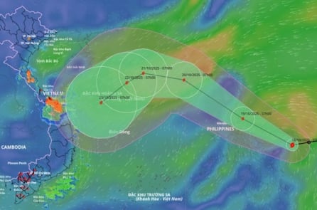 Bão Fengshen vừa hình thành, giật cấp 10, hướng về Bắc Biển Đông