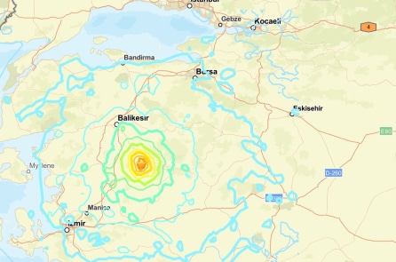 Động đất 6,1 độ Richter ở miền tây Thổ Nhĩ Kỳ