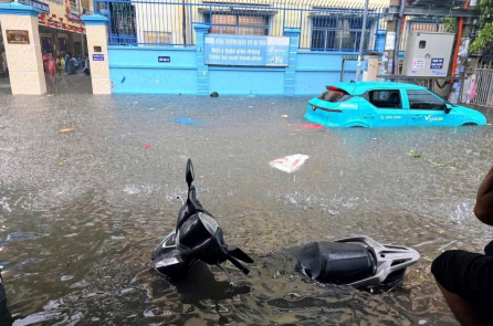 Miền Trung mưa lớn diện rộng từ 16 đến 26/10