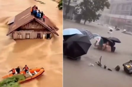 Lũ kéo dài cả tháng khiến nhiều ngôi làng Quảng Tây thiệt hại nặng chìm trong biển nước