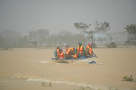 34 người chết và mất tích trong 6 ngày mưa lũ ở miền Trung