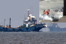 2 tàu cá TQ lật ngoài khơi Hàn Quốc: 2 người chết, 12 người mất tích