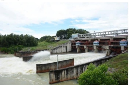 Hồ Dầu Tiếng bắt đầu xả lũ đợt 8 từ sáng 25/11, lưu lượng tối đa 200 m3/s