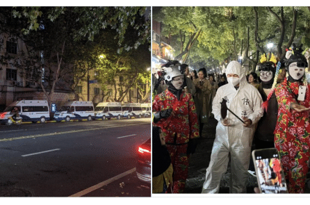 Halloween tại TQ: Nhiều người hóa trang bị bắt đi vì ‘không đúng đắn về mặt chính trị’