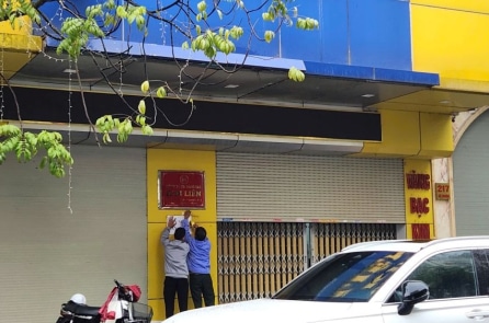 Nhiều tiệm vàng nổi tiếng ở Thanh Hóa đóng cửa sau khi công an kiểm tra