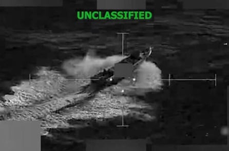 Quân đội Mỹ tấn công tàu chở ma túy ở Đông Thái Bình Dương, 4 người thiệt mạng