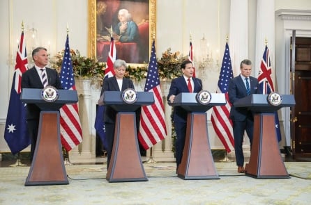Ngoại trưởng và Bộ trưởng Quốc phòng Mỹ – Úc hội đàm, thúc đẩy tiến triển thỏa thuận AUKUS