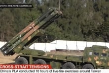 Trung Quốc bắn rocket xuống vùng biển ngoài khơi Đài Loan