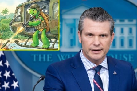 Ông Hegseth đăng meme hoạt hình chống khủng bố ma túy gây tranh cãi