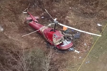 Mỹ: Hai trực thăng va chạm trên không tại New Jersey, 1 người tử vong