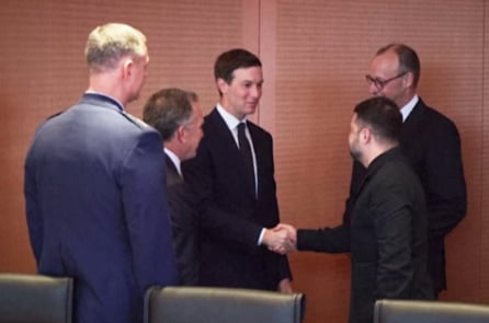 Ông Zelensky gặp đặc phái viên Mỹ và con rể của ông Trump