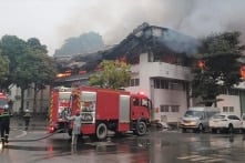 Cháy lớn tại nhà máy bia Hà Nội Habeco sáng 1/12