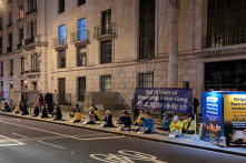 Ngày Nhân quyền: Người tập Pháp Luân Công tại Anh phản đối cuộc đàn áp của ĐCSTQ