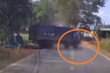 Tạm giữ hình sự tài xế xe tải nghi cố tình cán người tử vong [VIDEO]