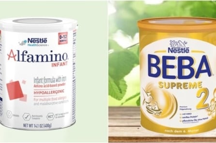 Bộ Y tế khuyến cáo về lô sữa bột trẻ sơ sinh Beba và Alfamino của Nestlé