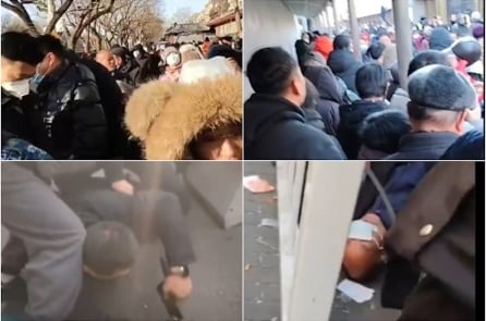 Hàng loạt người khiếu kiện tụ tập trước Cục Khiếu nại Bắc Kinh, xảy ra xung đột