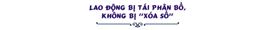 Lao động bị tái phân bổ, không bị “xóa sổ”