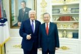 Tổng Bí thư Tô Lâm gặp Tổng thống Mỹ Donald Trump tại Nhà Trắng