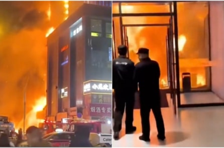 Cháy tòa nhà thương mại ở Trung Quốc: Khung cảnh hỗn loạn, số thương vong gây tranh cãi