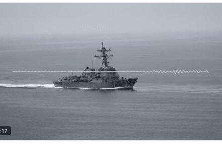 Lộ đoạn ghi âm Mỹ chặn tàu thuyền tại các cảng Iran