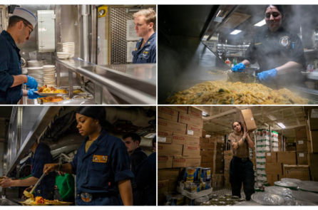 Vì sao Hải quân Mỹ công bố ảnh “bữa ăn tươi” trên tàu sân bay USS Abraham Lincoln?