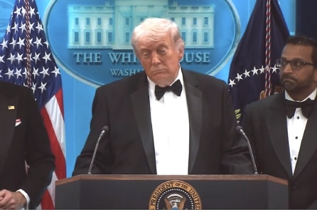 Ông Trump họp báo tại Nhà Trắng, công bố chi tiết vụ tấn công tại tiệc phóng viên