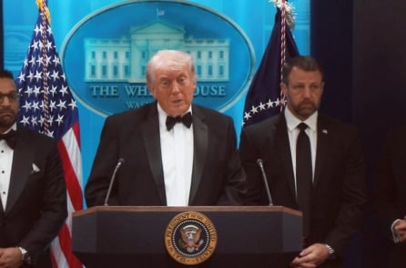 Sau vụ nổ súng, ông Trump kêu gọi đẩy nhanh xây dựng phòng yến tiệc Nhà Trắng