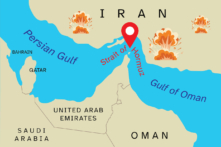 Iran tái phong tỏa eo biển Hormuz, đáp trả lệnh phong tỏa của Mỹ