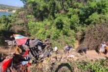 Xe khách lao xuống vực ở Lâm Đồng, 4 người tử vong