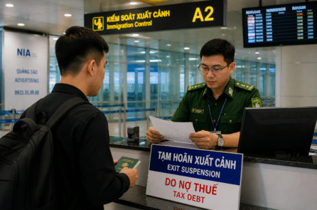 Bộ Tài chính đề xuất nợ thuế từ 1 triệu đồng có thể bị tạm hoãn xuất cảnh 