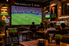 Một quán cà phê ở Hàng Châu mời 4.000 người đến xem World Cup, nhưng không một ai đến
