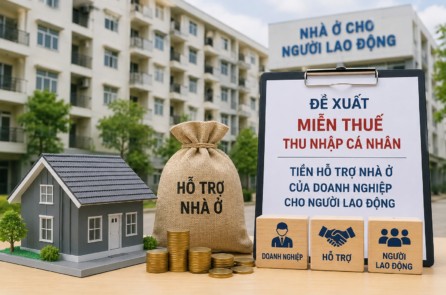 Đề xuất miễn thuế thu nhập cá nhân với tiền hỗ trợ nhà ở của doanh nghiệp cho người lao động