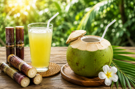 Nước dừa và nước mía: Bạn phù hợp với loại nào?