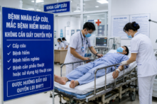 Bệnh nhân cấp cứu, mắc bệnh hiểm nghèo không cần giấy chuyển viện 