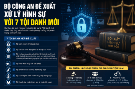 Bộ Công an đề xuất bổ sung 7 tội danh mới trong Bộ luật Hình sự