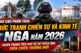 Nước Nga năm 2026: Chiến tranh tiêu hao và sức ép kinh tế